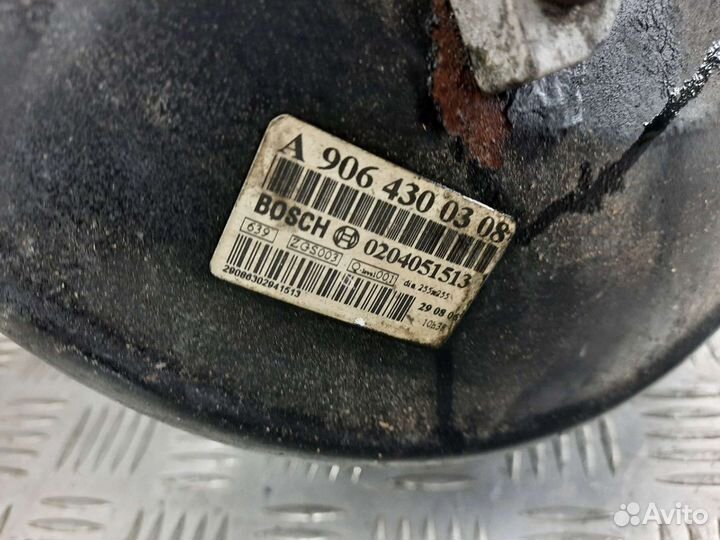 Вакуумный усилитель тормозов mercedes sprinter 906