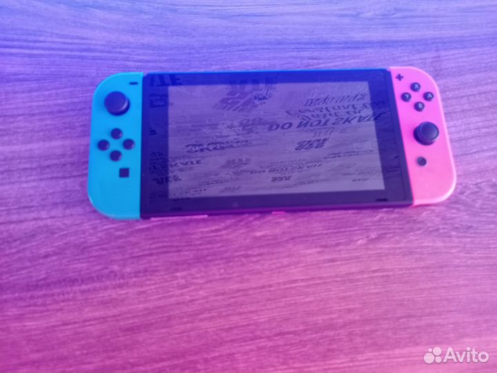 Nintendo switch Rev2 32гб +карта памяти 128гб
