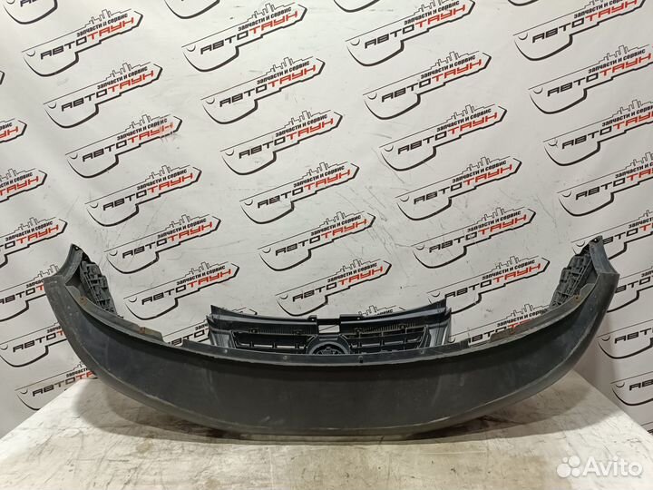 Бампер volkswagen polo 9N1 9N2 9N3 9N4 6Q0807217E 2 модель передний синий, LD5Q KA8853