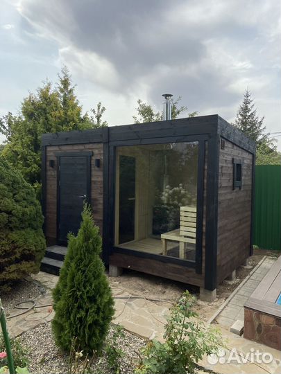 Баня каркасная