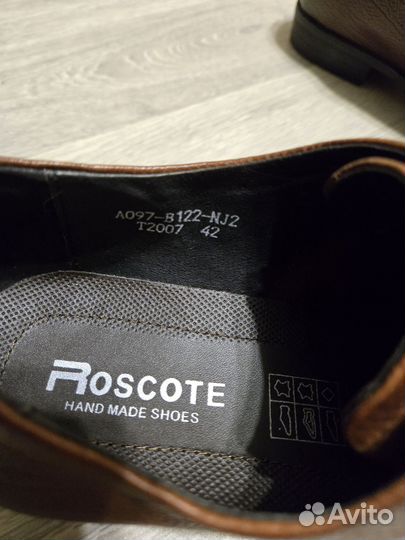 Ботинки roscote натуральная кожа 42 размер
