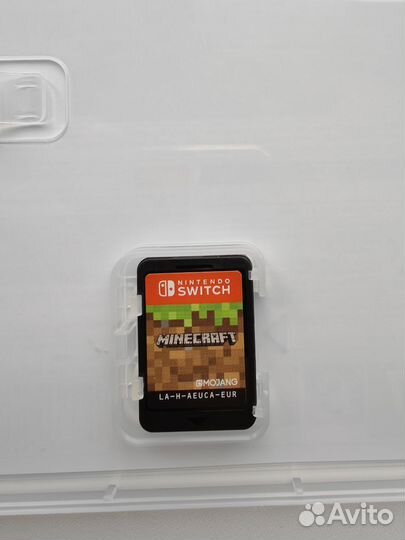 Minecraft nintendo switch картридж игры