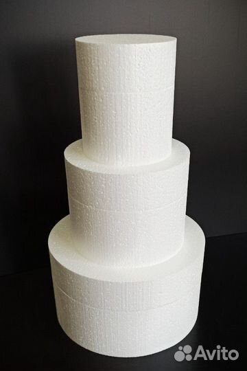 Фальш ярус для торта муляжи круги из пенопласта