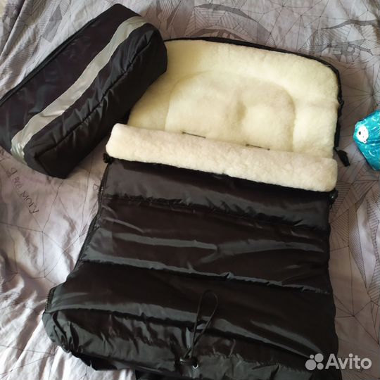 Зимний конверт в коляску