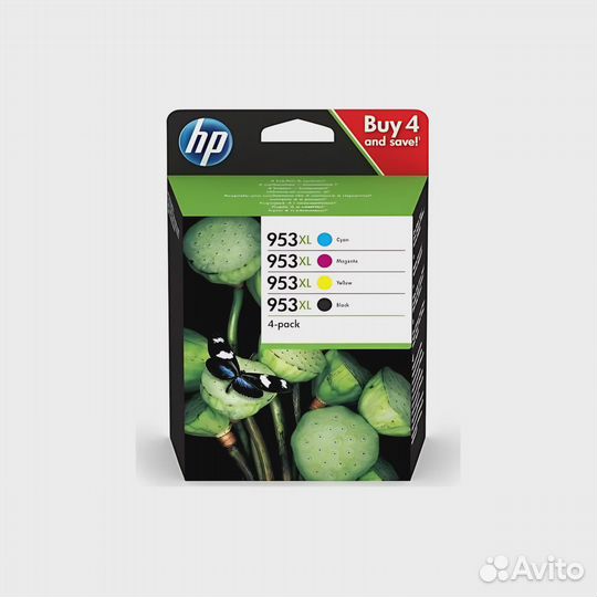 Набор картриджей HP 3HZ52AE 953XL 4 цвета (4-pack)