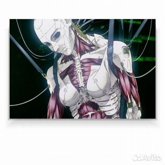 Картина-Живописное аниме – Призрак в доспехах