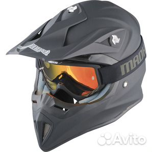 Кроссовый мотошлем Madhead мото мотоцикл