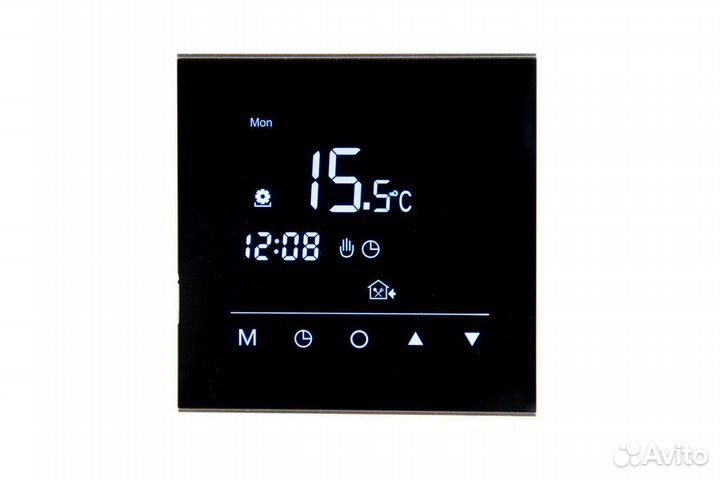 Терморегулятор для теплого пола (черный)