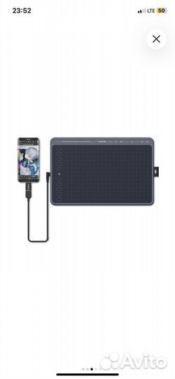 Графический планшет huion HS611