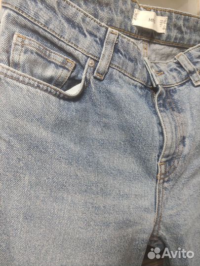Джинсы Mango 42 размер, с разрезами по бокам