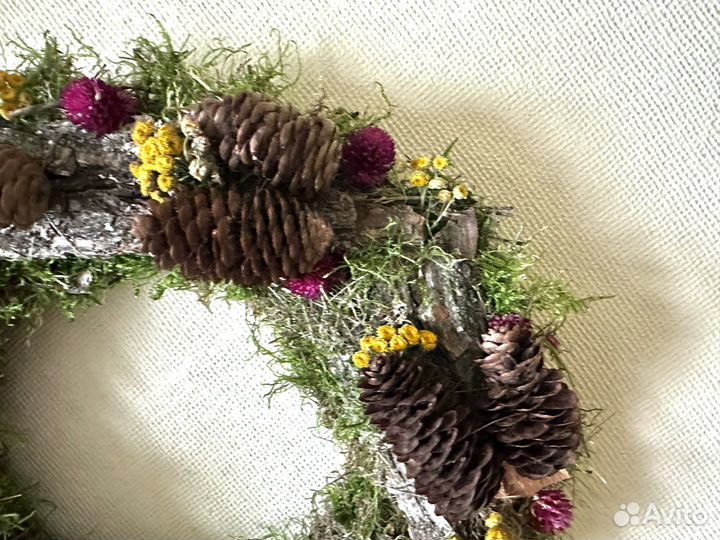 Венок интерьерный 30 см 