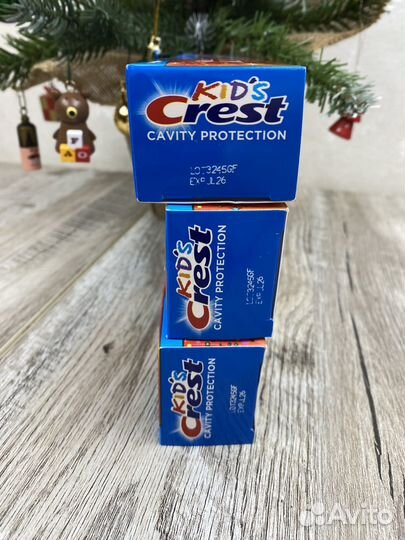 Детская зубная паста из США crest kids