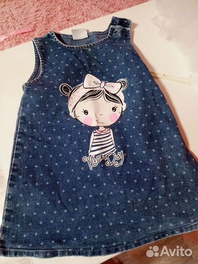 Платье для девочки праздничное 86 92
