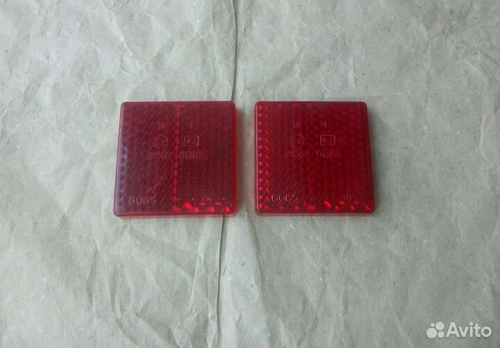 Катафоты задних фонарей ваз 2102, 2103