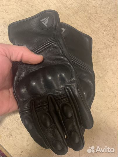 Мотоперчатки кожаные