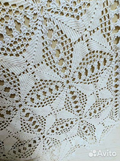 Покрывало, кружево, шторы, плед 2 шт