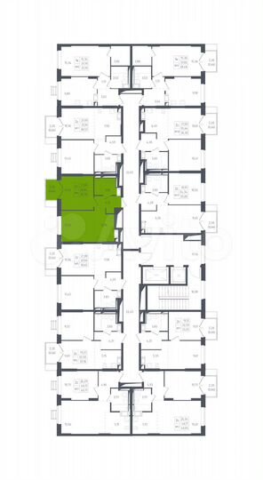 2-к. квартира, 36,7 м², 13/17 эт.