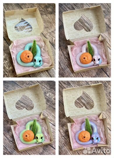 Набор мыла ручной работы на новый год