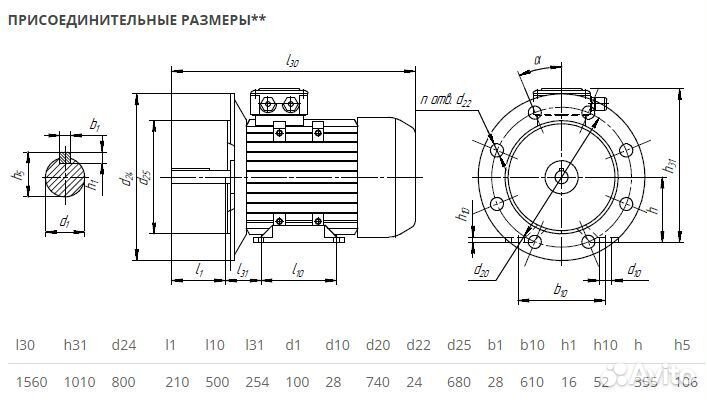 Электродвигатель аир 355S8 (132кВт-750об) новый