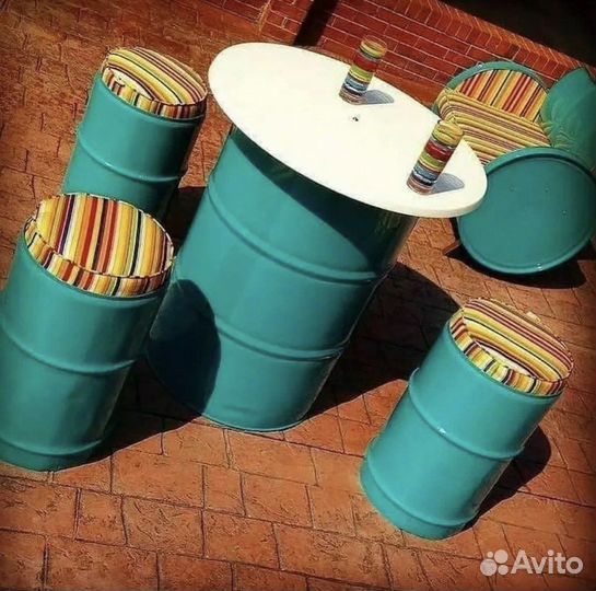 Бочки металлические 50л