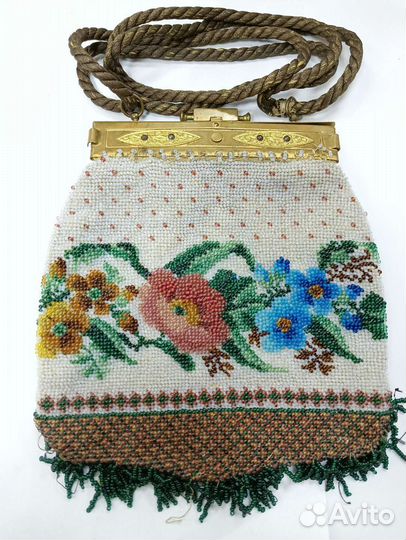 Старинная бисерная сумочка