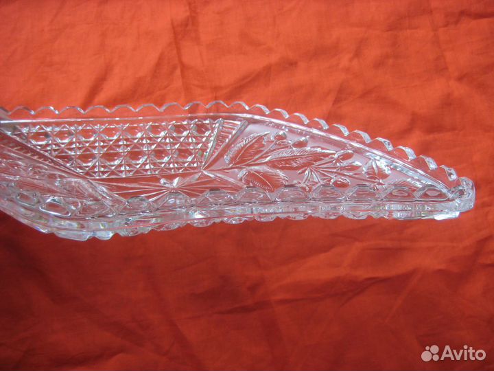 Салатник из хрусталя 34 см