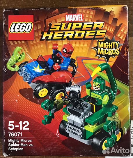 Lego Marvel Super Heroes 76071 Человек-паук против