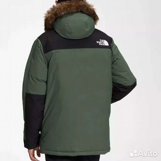 THE north face Parka Coat Men Green (XL)(36)