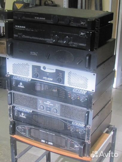 Усилители звука Pro 180-3300W PV Crown QSC C-M CVG