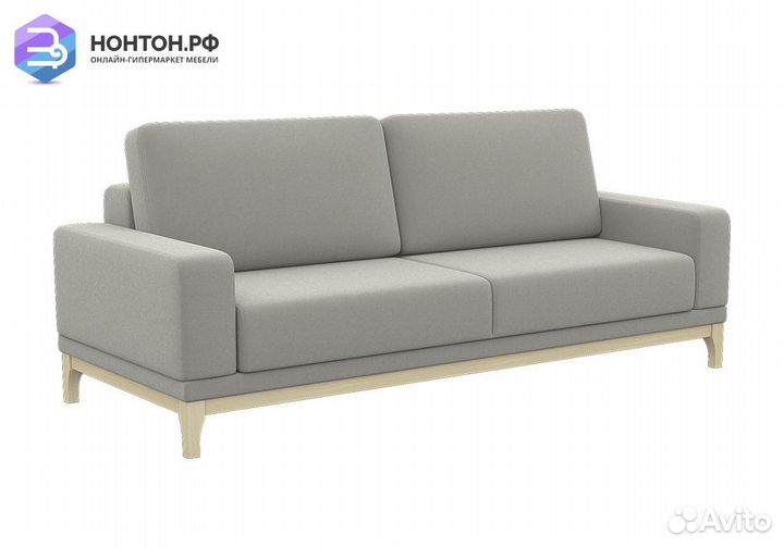 Диван еврокнижка Версаче серый