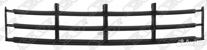 Решетка в бампер центр. Skoda Fabia / Roomster