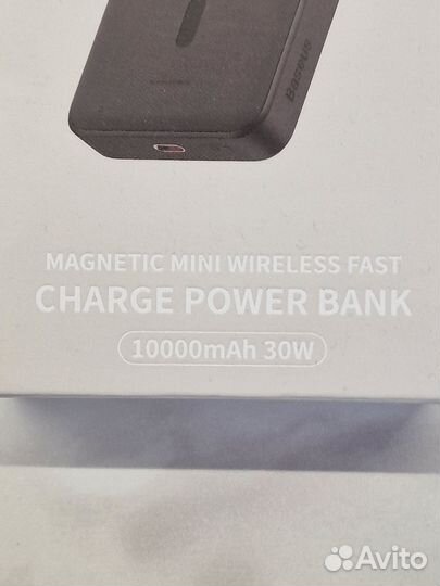 Магнитный повербанк Baseus 10000mah 30W