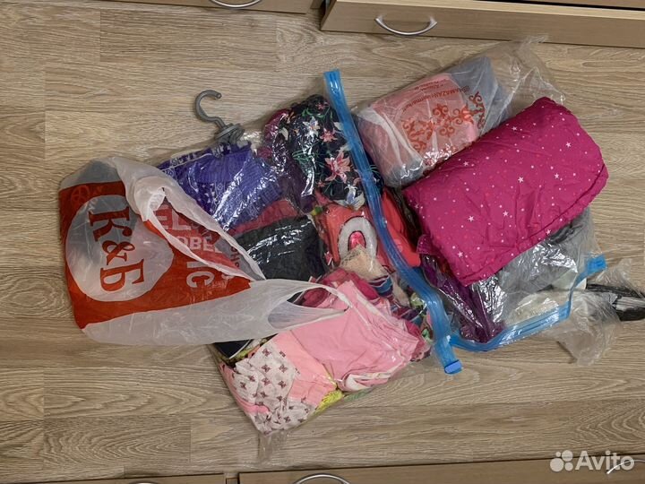 Вещи пакетом на девочку