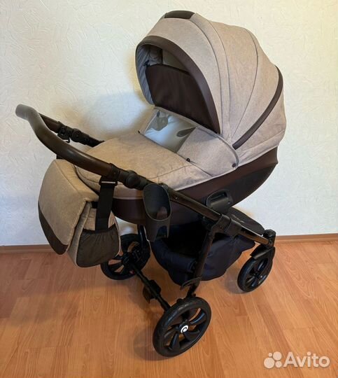 Коляска 3 в 1 tutis nanni lux гелевые колеса