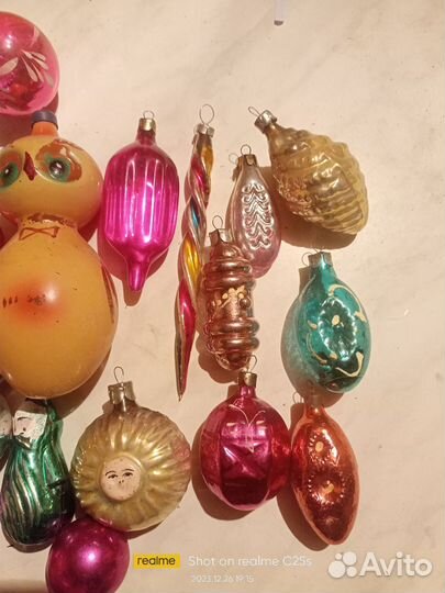 Елочные игрушки СССР советские