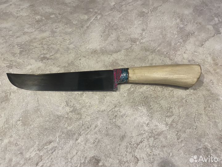 Пчак средний, гарда гравировка, орех, шх-15, 17-19