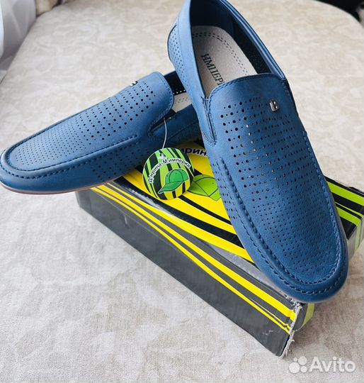 Туфли-мокасины на мальчика 37-38 размер
