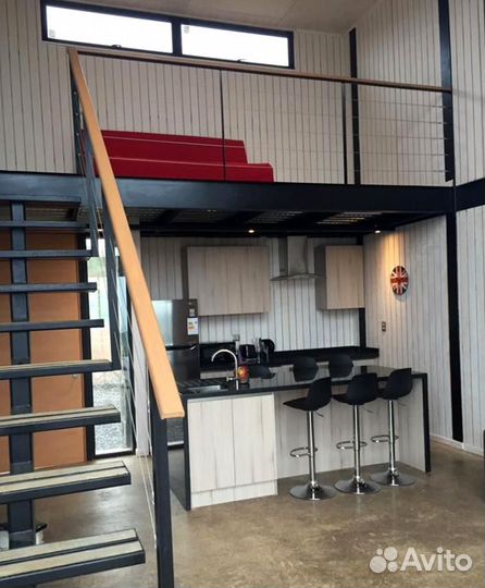 Антресольный этаж из металла