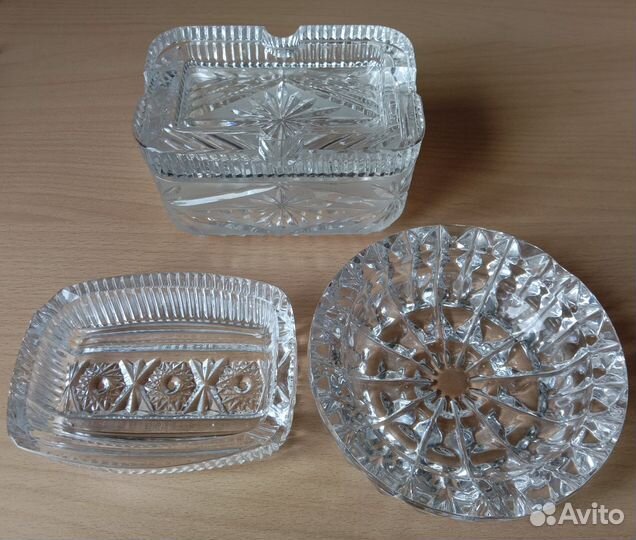 Хрустальные пепельницы, Хрустальная шкатулка СССР
