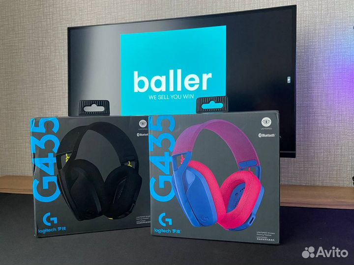 Наушники logitech g435 игровые новые