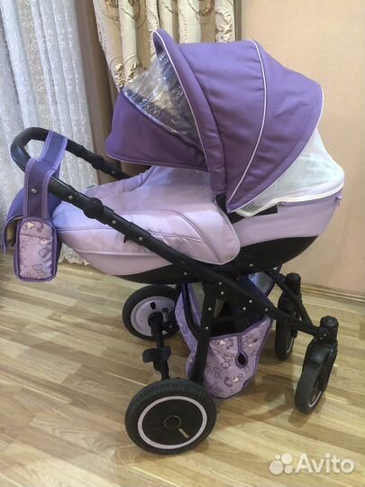 Коляска adamex 3 в 1 в отличном состоянии