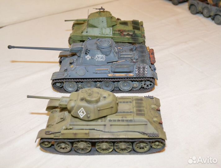 1/35 модели итальянских танков бтт фигуры много