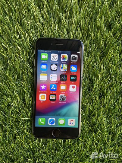 Смартфон Apple iPhone 6 16 гб, 1 SIM, серебристый