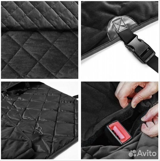 Автогамак на заднее сиденье для собак животных