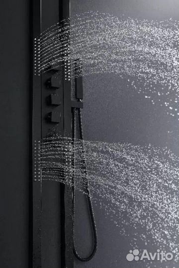 Душевая панель, водопад ganzer GZ01168-C черный