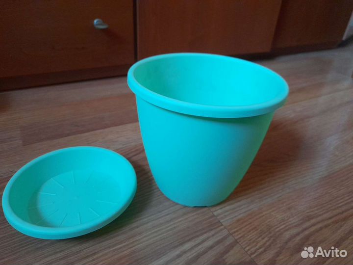 Горшок пластик