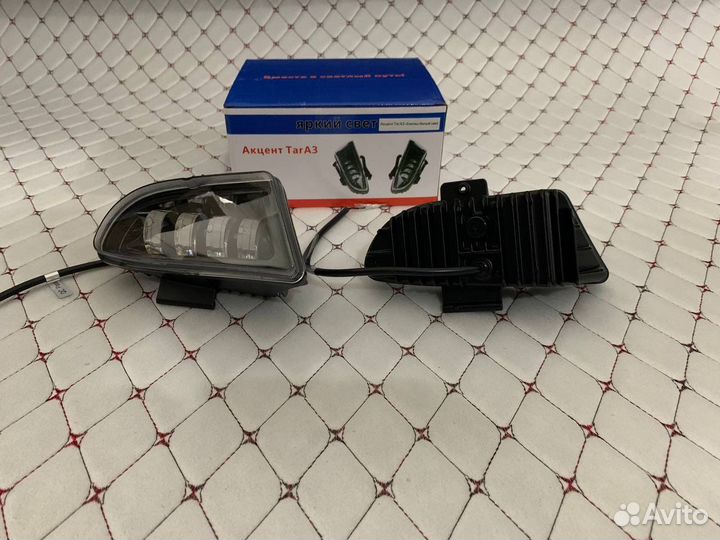 Противотуманные фары на hyundai accent