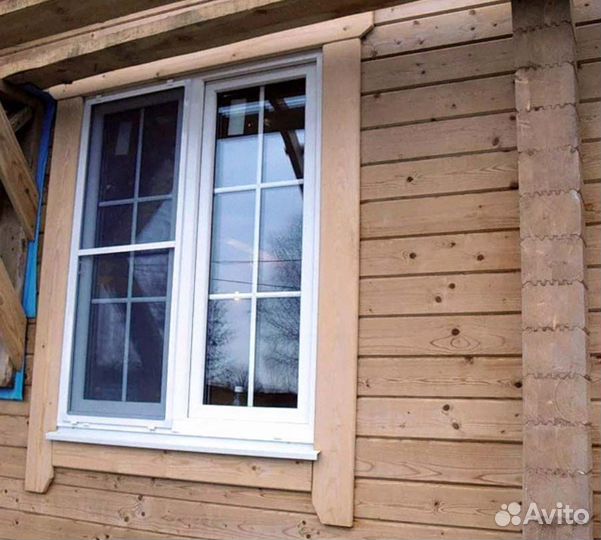 Окна пвх на дачу, окно 2х створчатое, 3х створчато