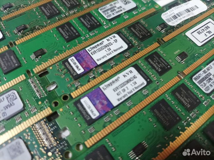 Оперативная память Kingston DDR3 2Gb в количестве