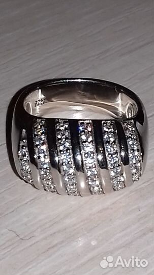 Кольца серьги серебро